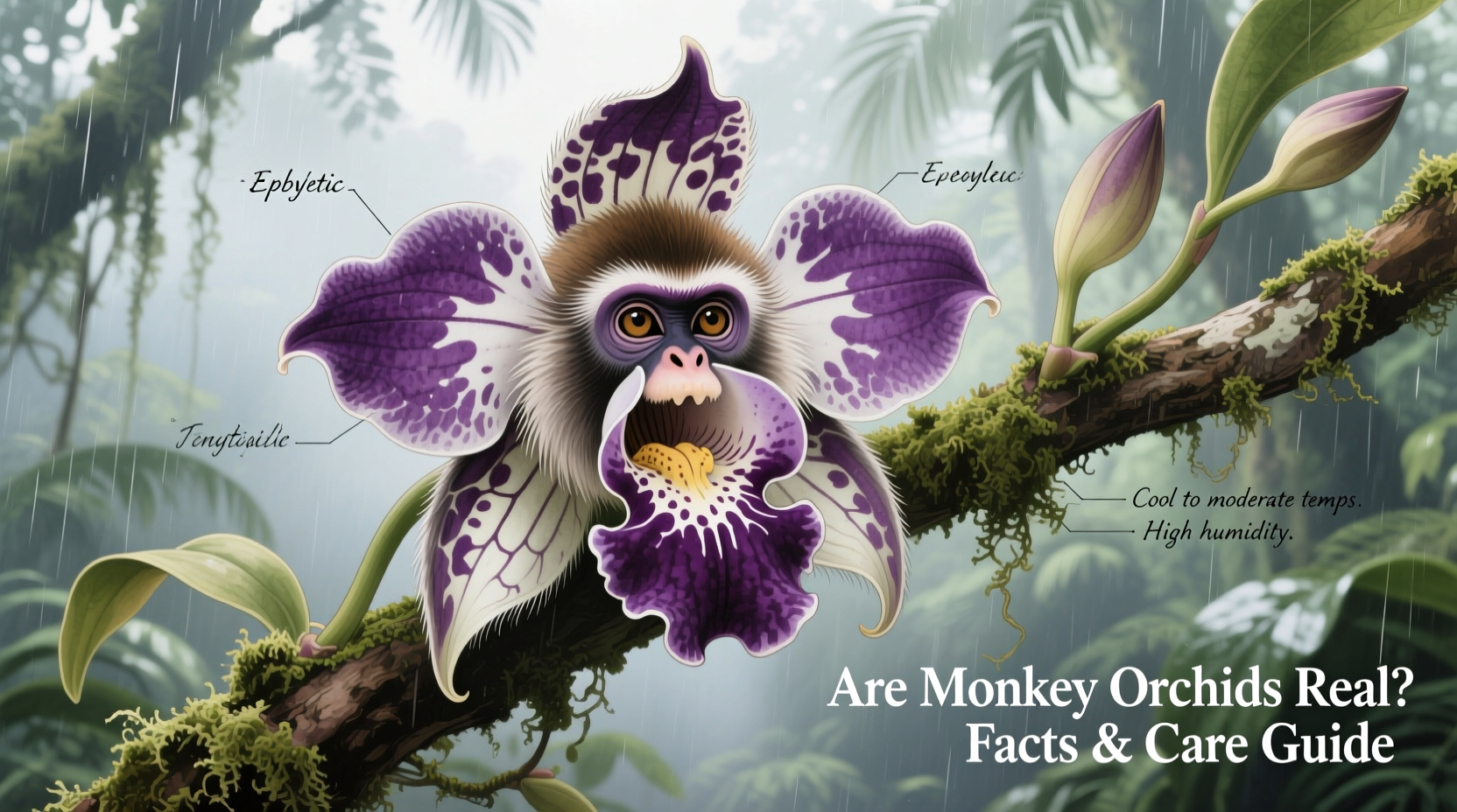 are monkey orchids real