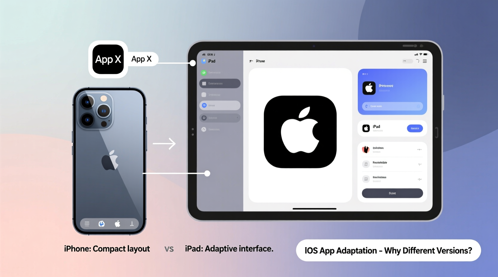ipad vs iphone apps why cant i just use the same app on both