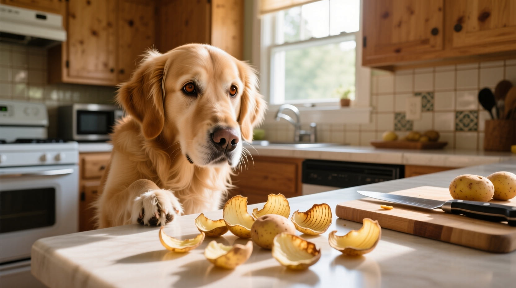 Kartoffelschalen für Hunde: Warum roh gefährlich ist
