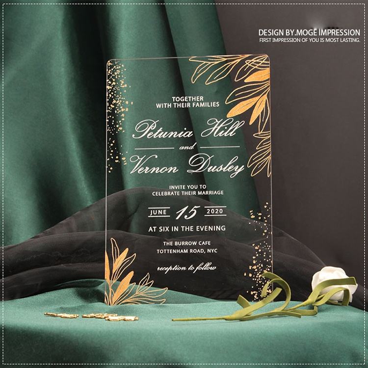 art deco wedding invitations