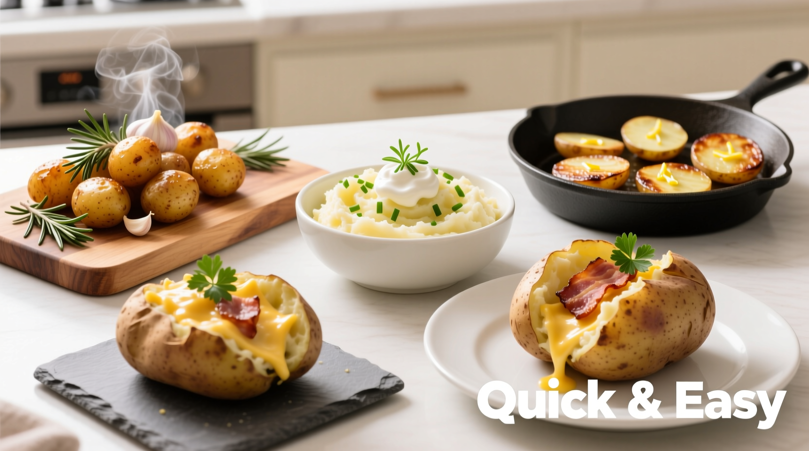 5 Quick Simple Potato Recipes Ready in 30 Minutes or Less
