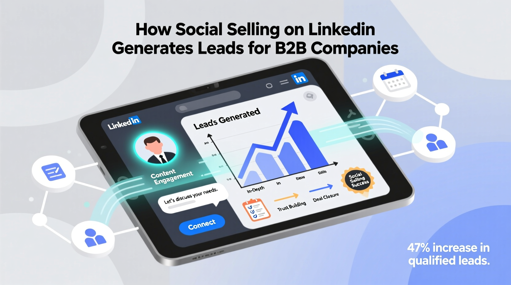 how social selling on linkedin generates leads for b2b companies