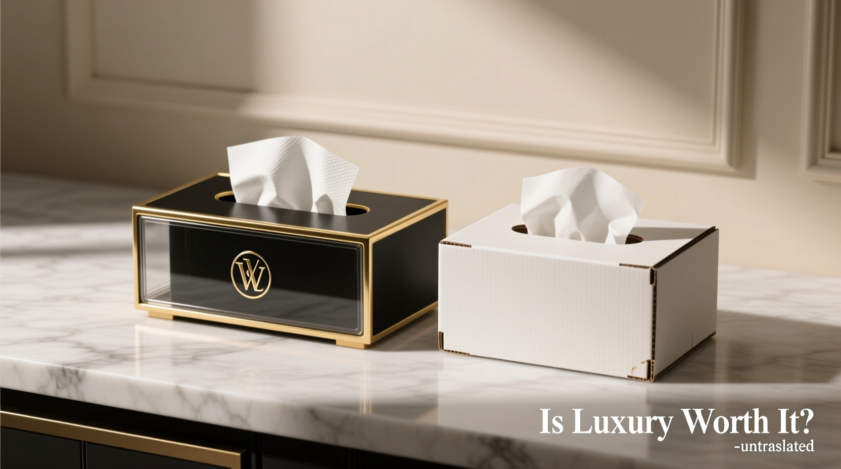 is a fancy tissue box really worth the extra money or is a plain one just as good