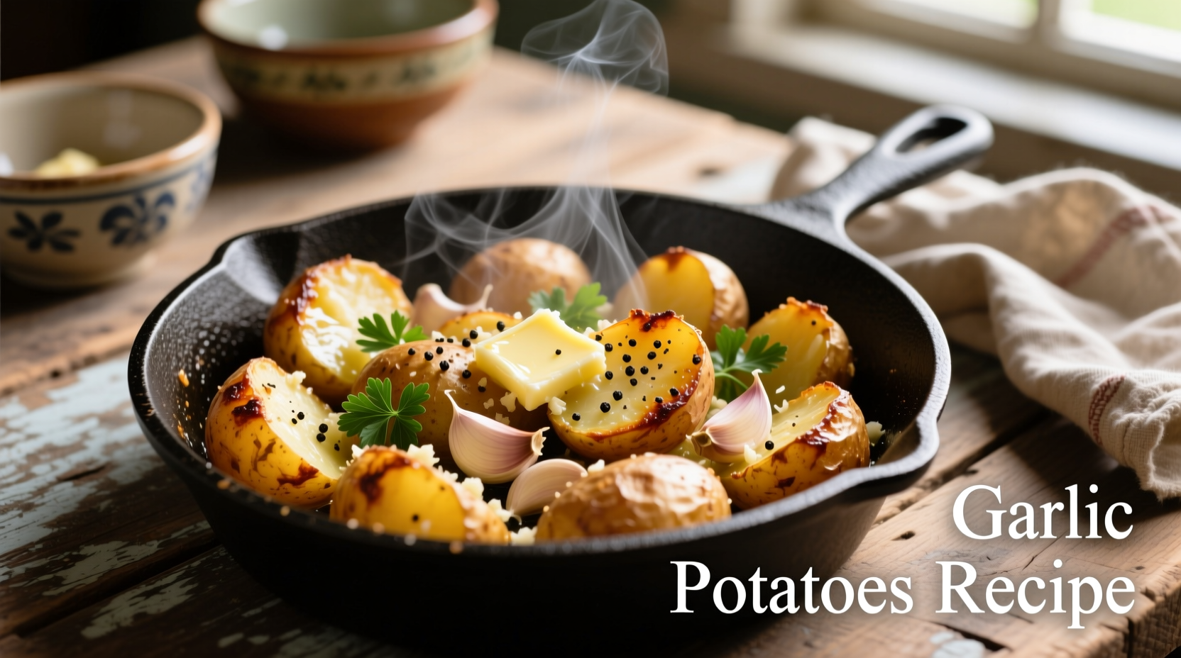 Perfect Garlic Potatoes Recipe: Crispy Every Time