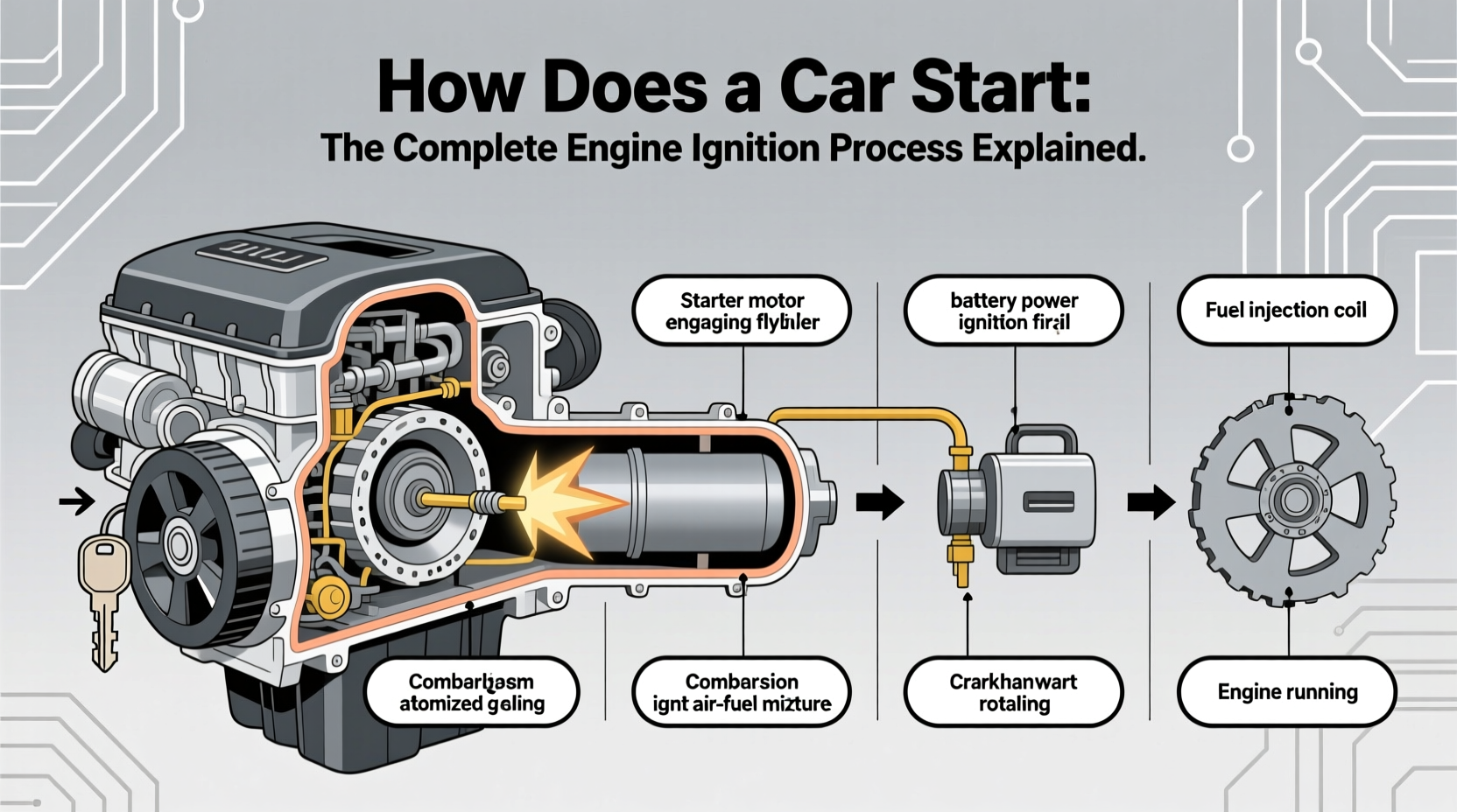 how does a car start