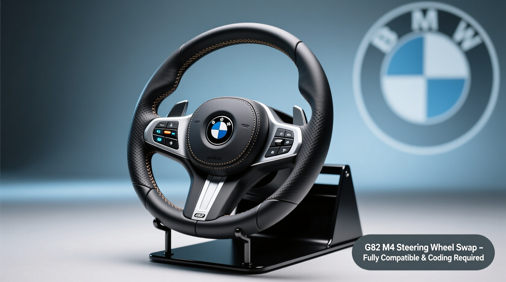 g82 m4 steering wheel swap