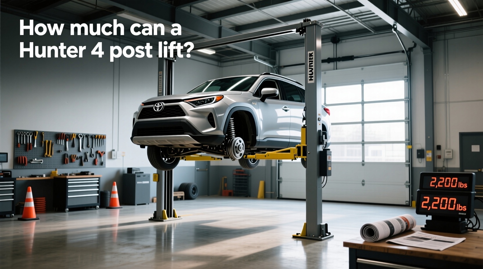 How to choose hunter lift,How much can a Hunter 4 post lift? buying guide