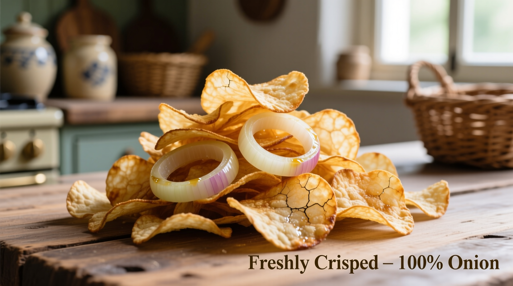 crispy onion chips