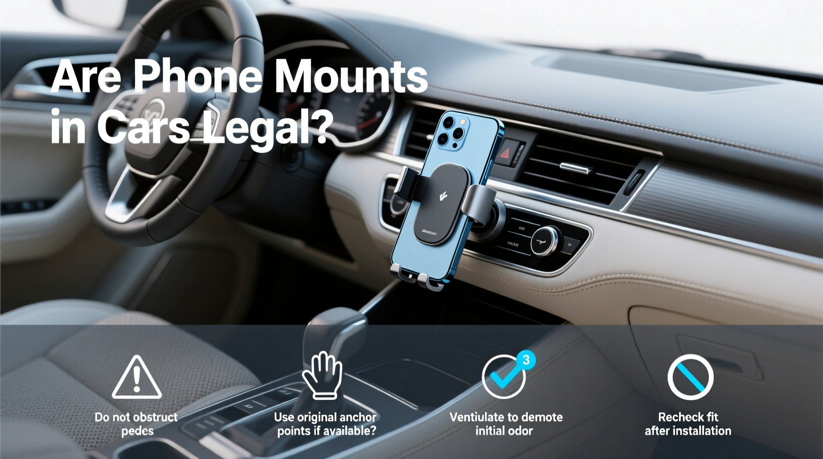 are phone mounts in cars legal buying guide