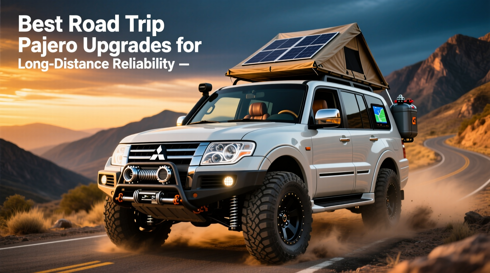 road trip pajero upgrade