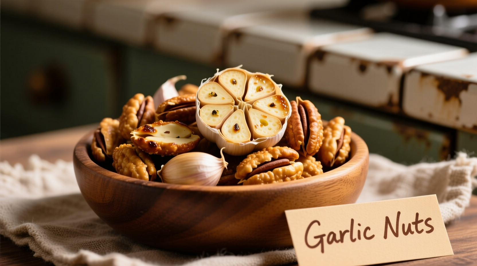 garlic nuts