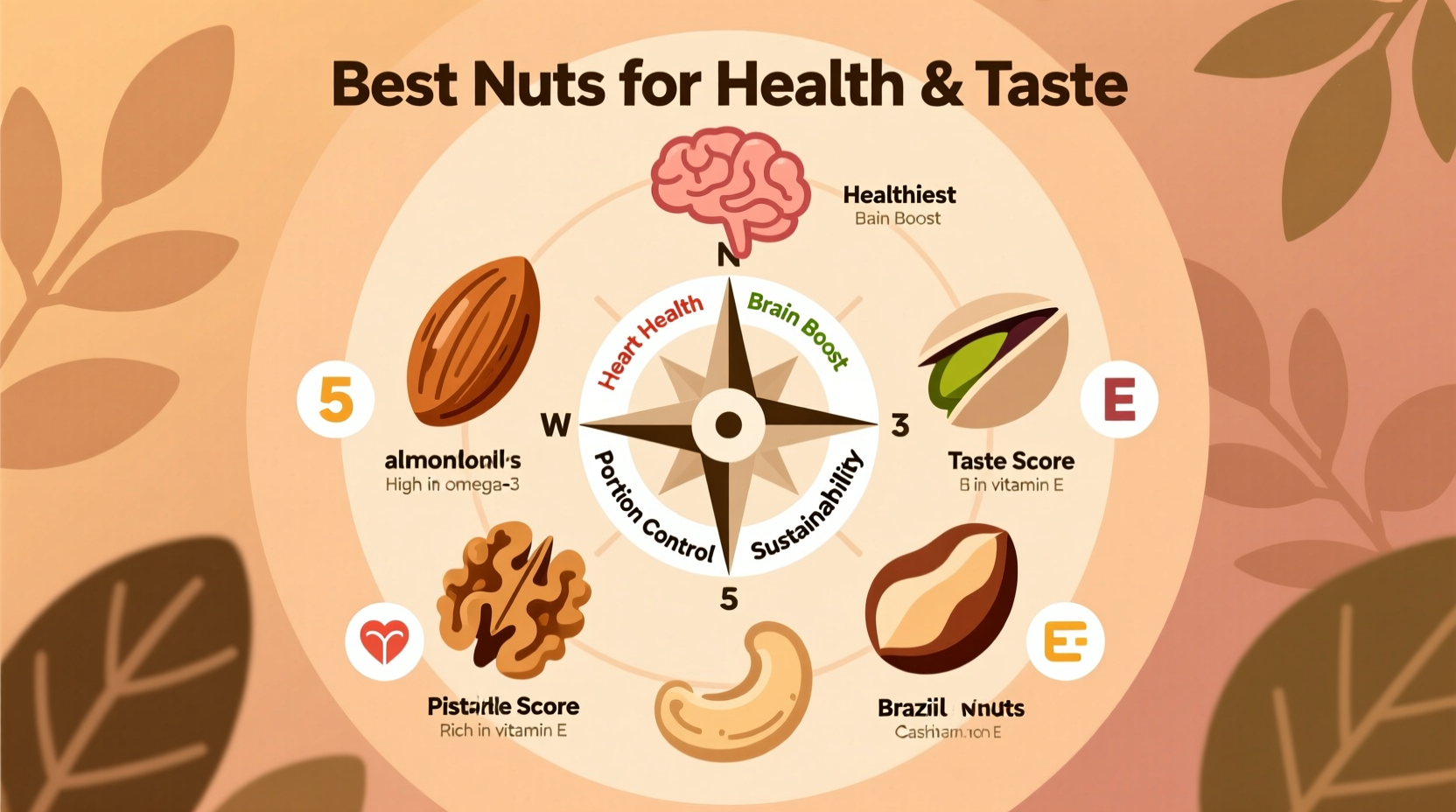 guide to choosing the best nut to eat for health and taste