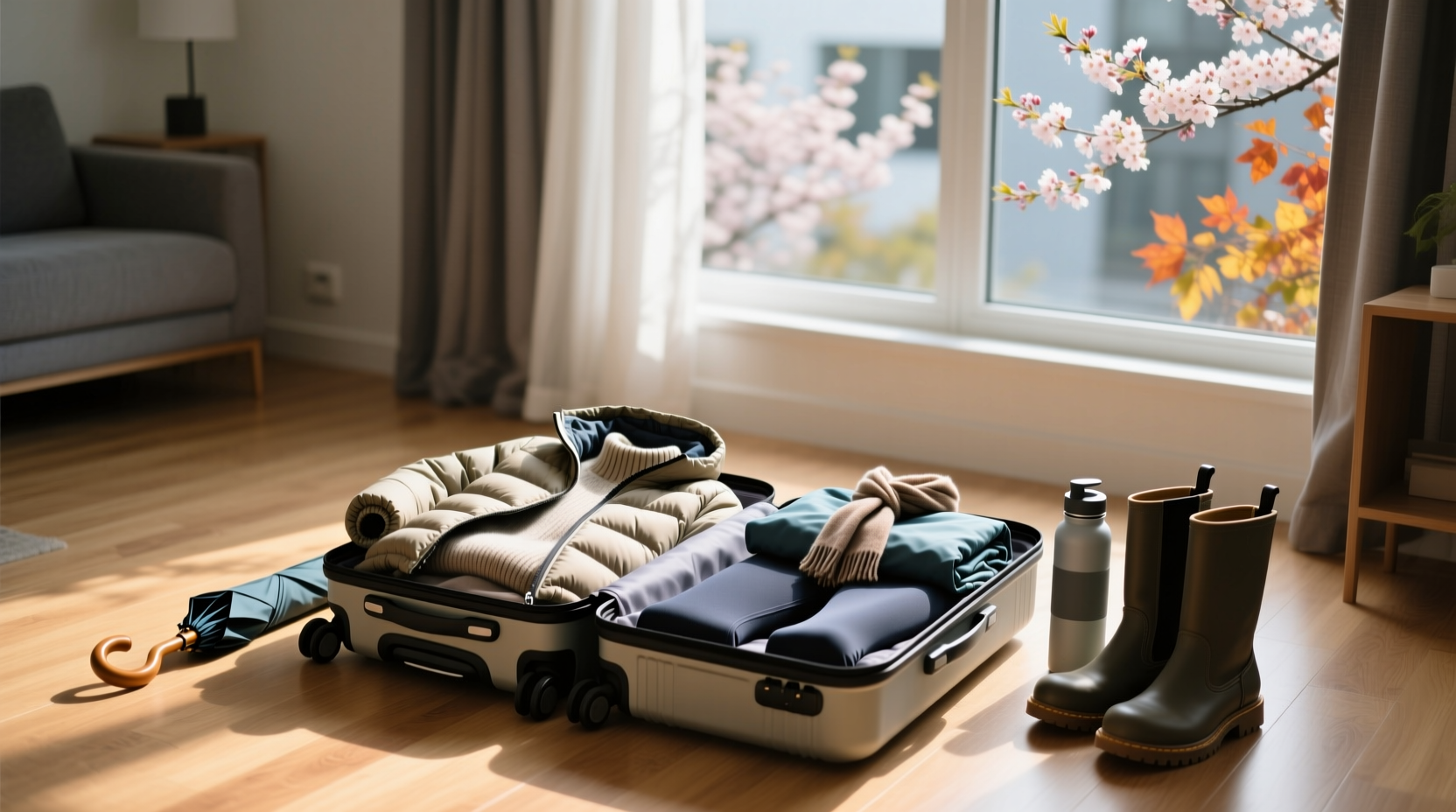 how to pack for transitional weather