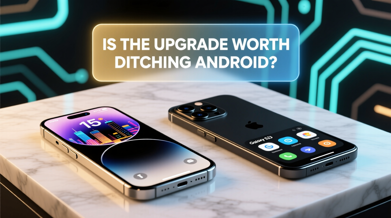 iphone 15 vs galaxy s23 ultra is the upgrade worth ditching android