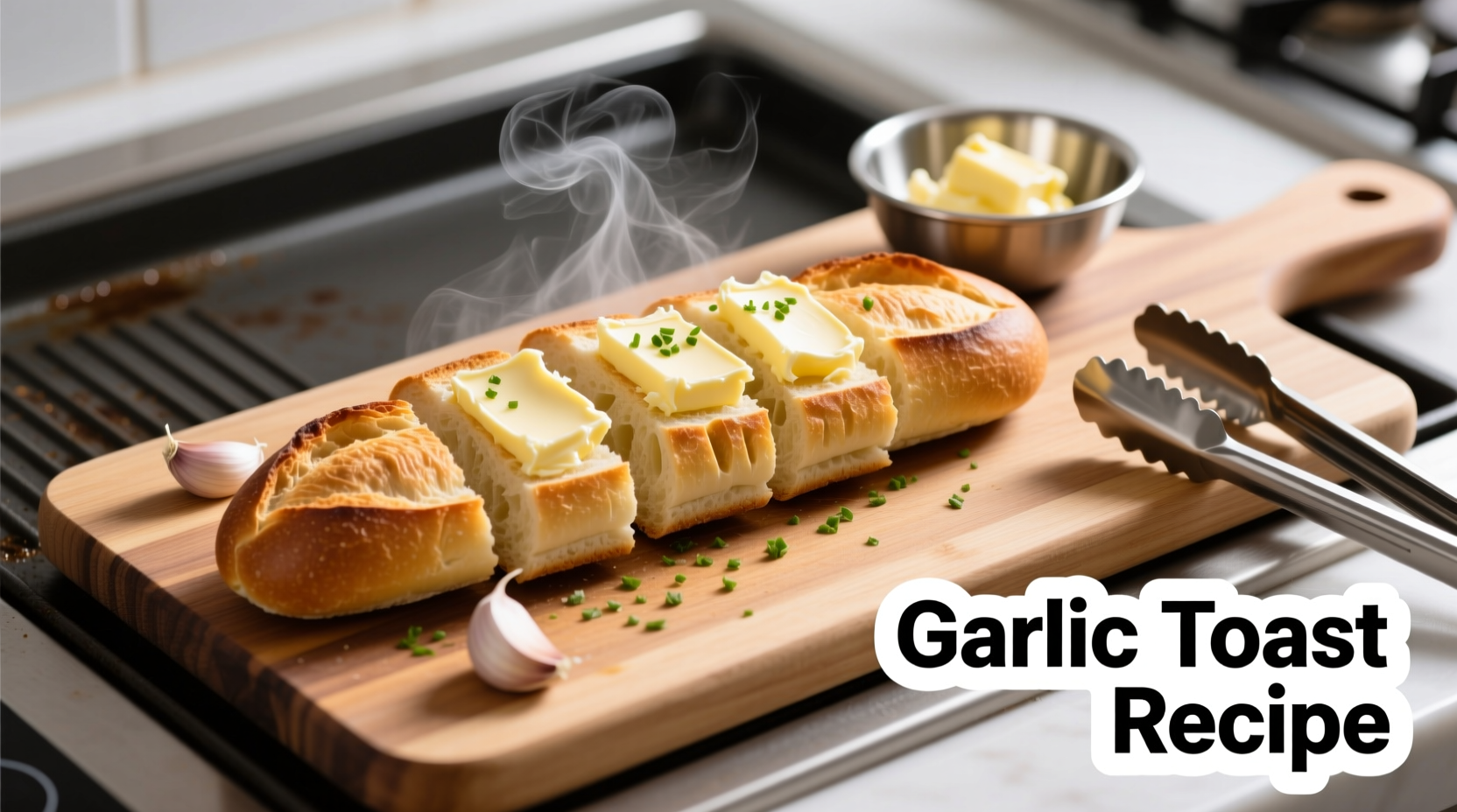 how to make garlic toast from bread