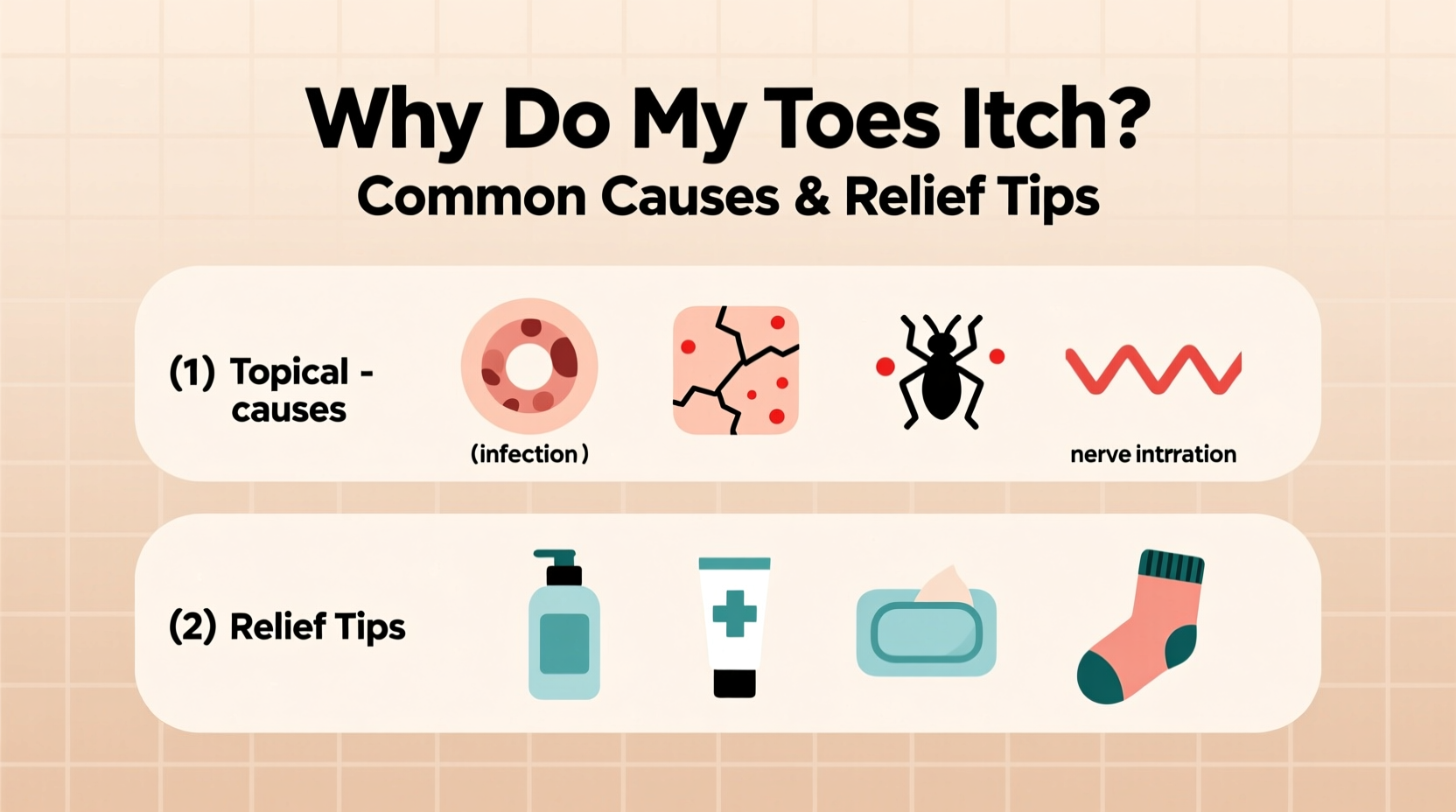 why do my toes itch common causes relief tips