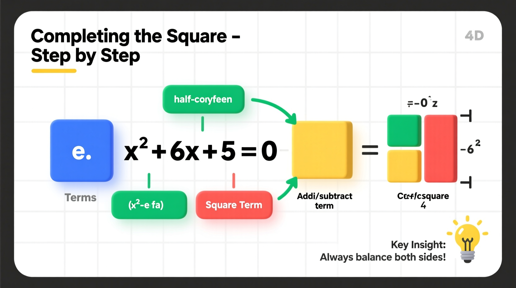 mastering how to complete the square in quadratic equations a step by step guide for clear understanding