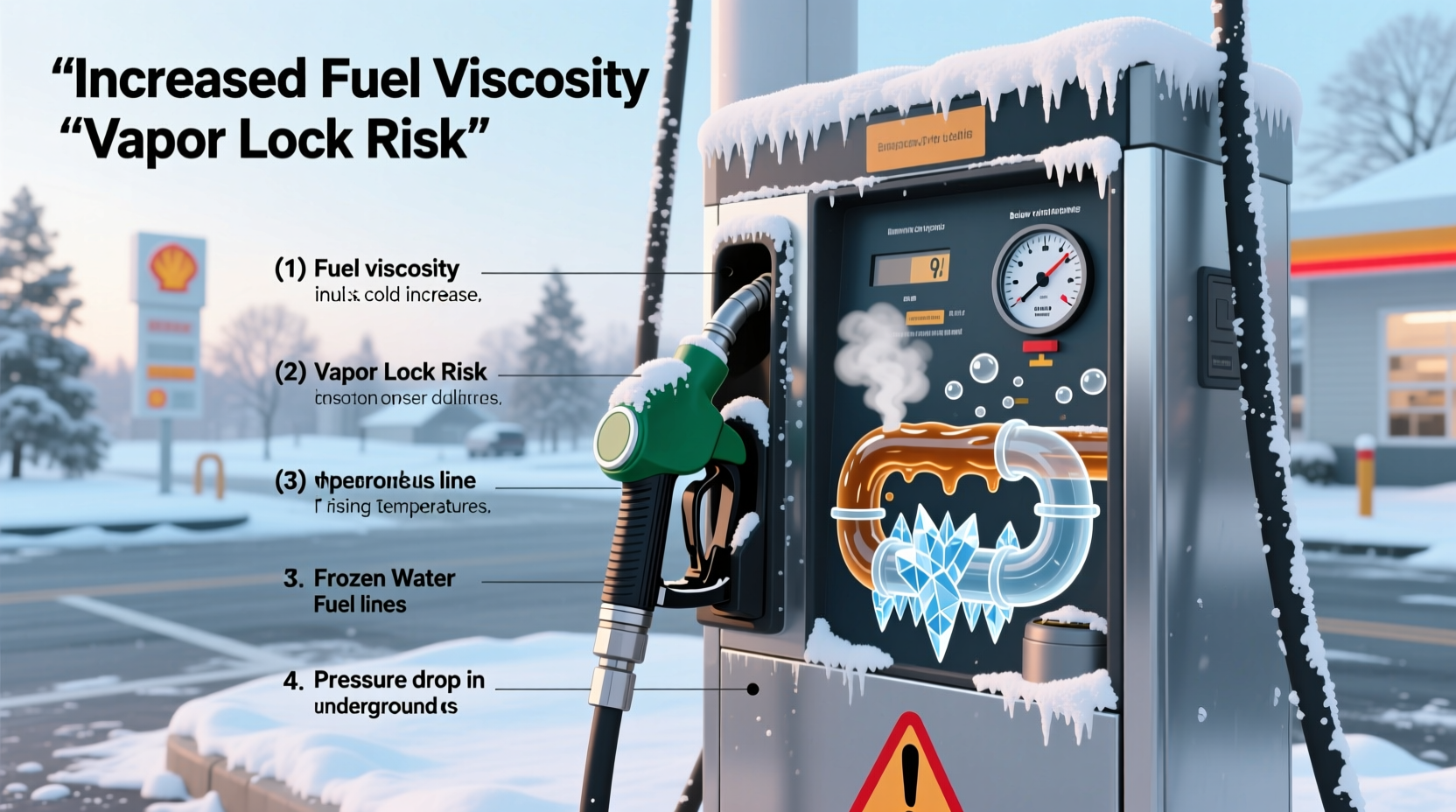 why are gas pumps slow in winter common causes explained