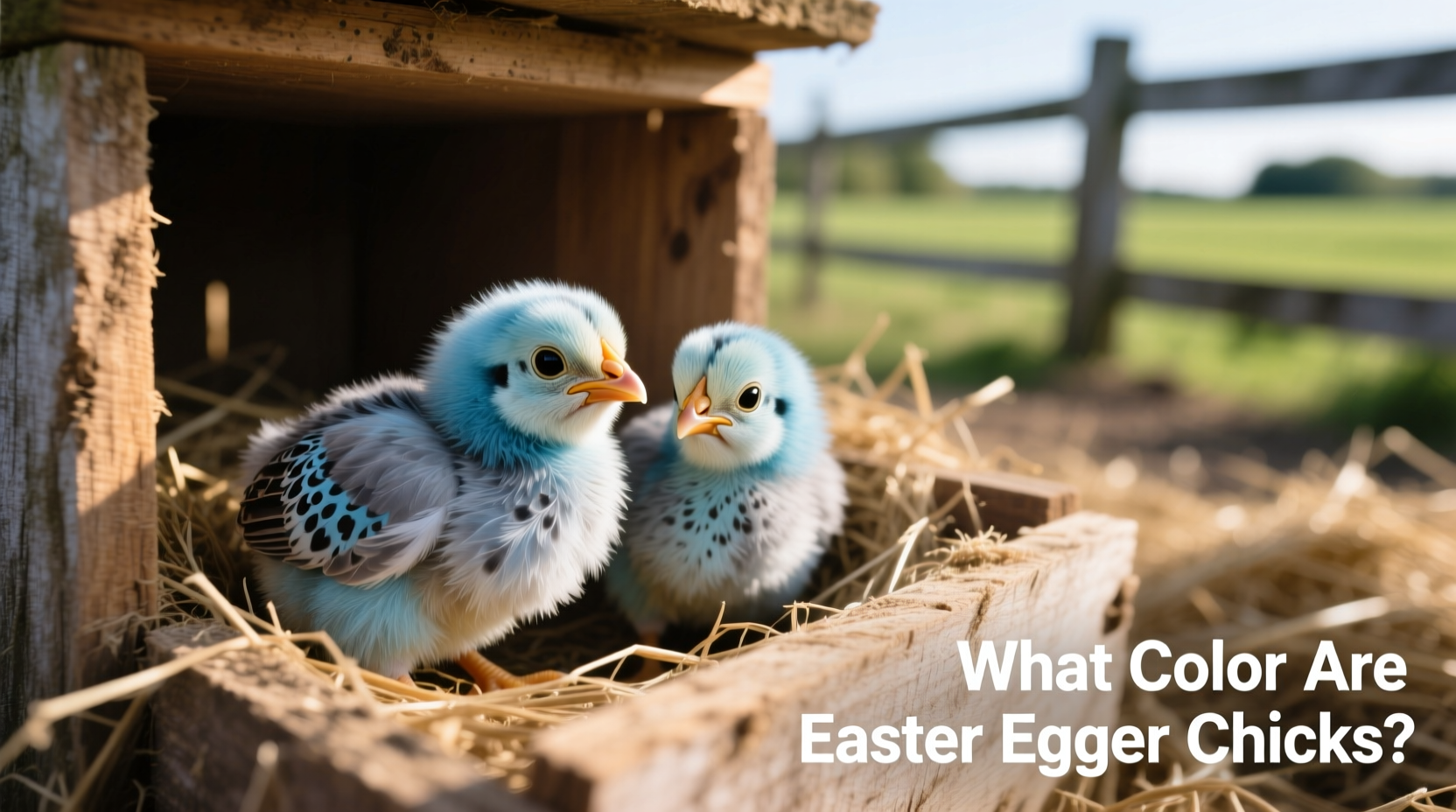 what color are easter egger chicks
