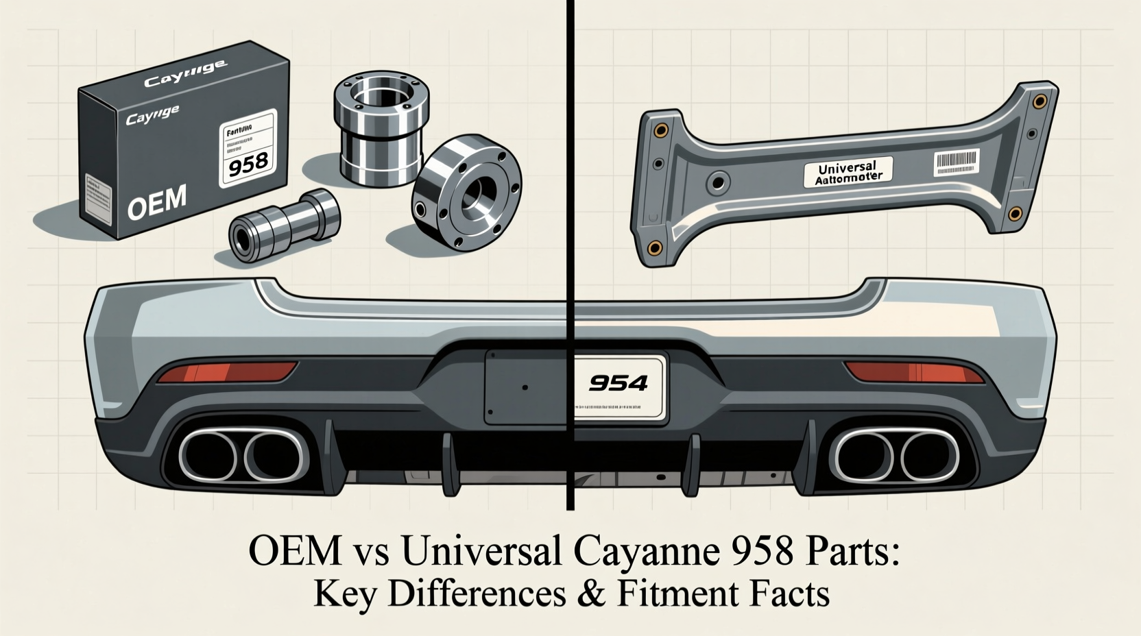 oem vs universal cayenne 958