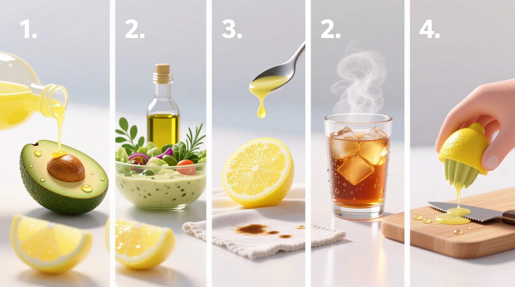 ways to use lemon juice
