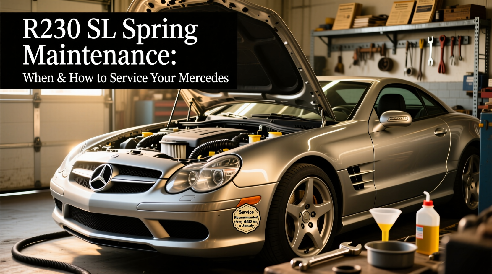 R230 SL Spring Maintenance When How To Service Your Mercedes r230-sl-spring-maintenance-when-how-to-service-your-mercedes