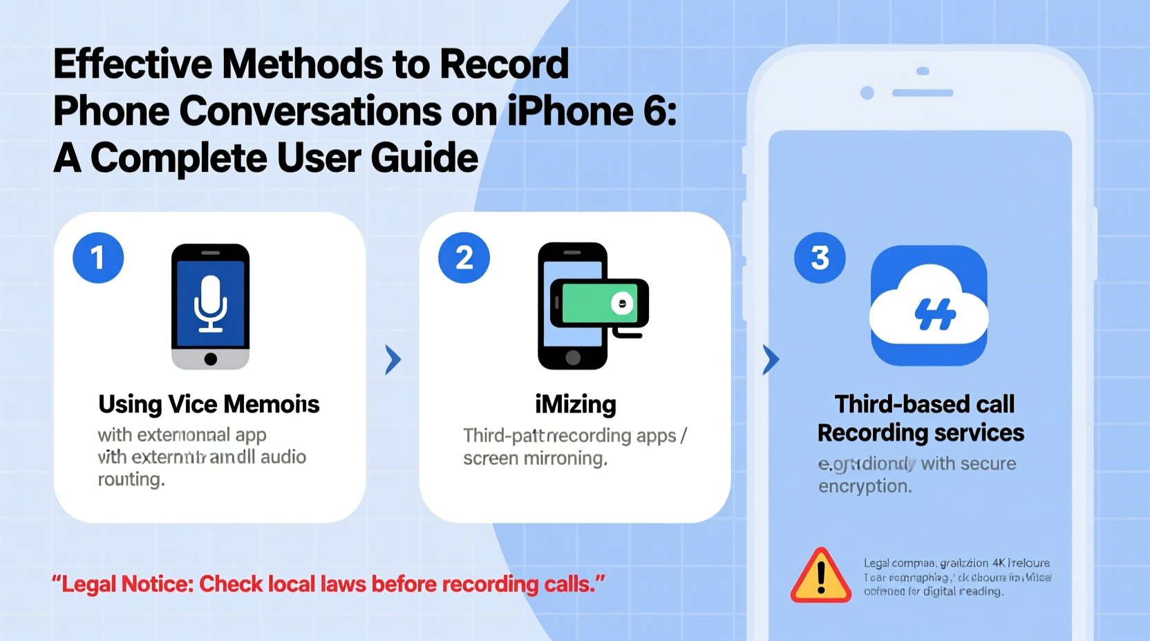effective methods to record phone conversations on iphone 6 a complete user guide