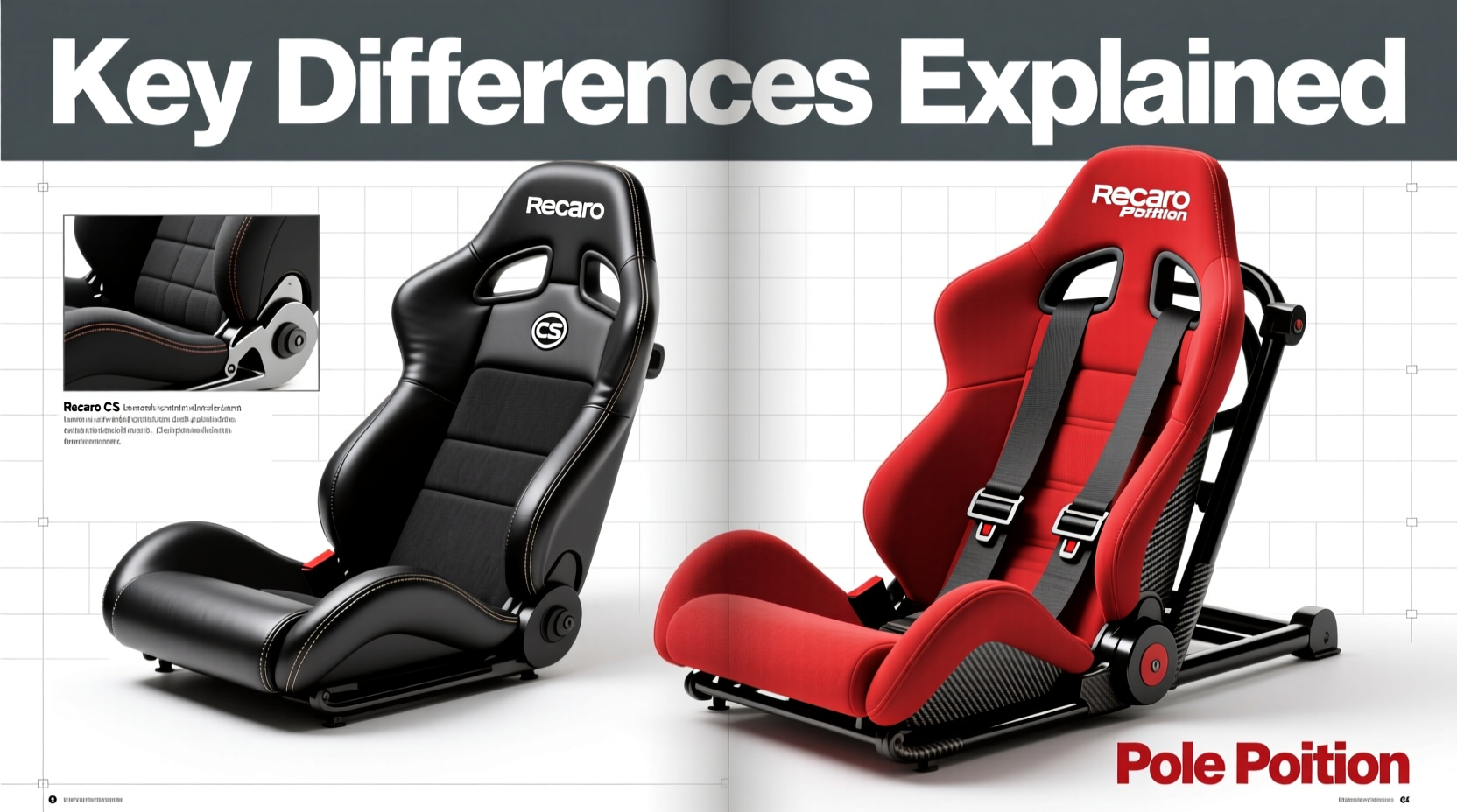 recaro cs vs pole position