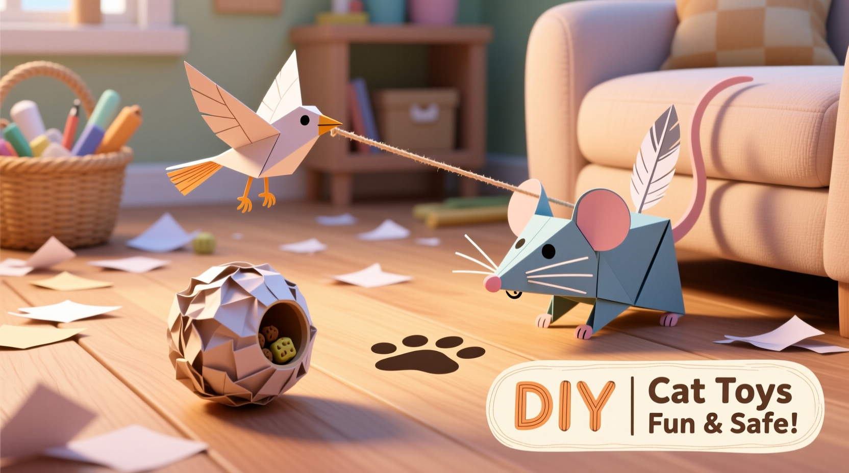 creative and easy paper cat toys you can make at home for endless feline fun