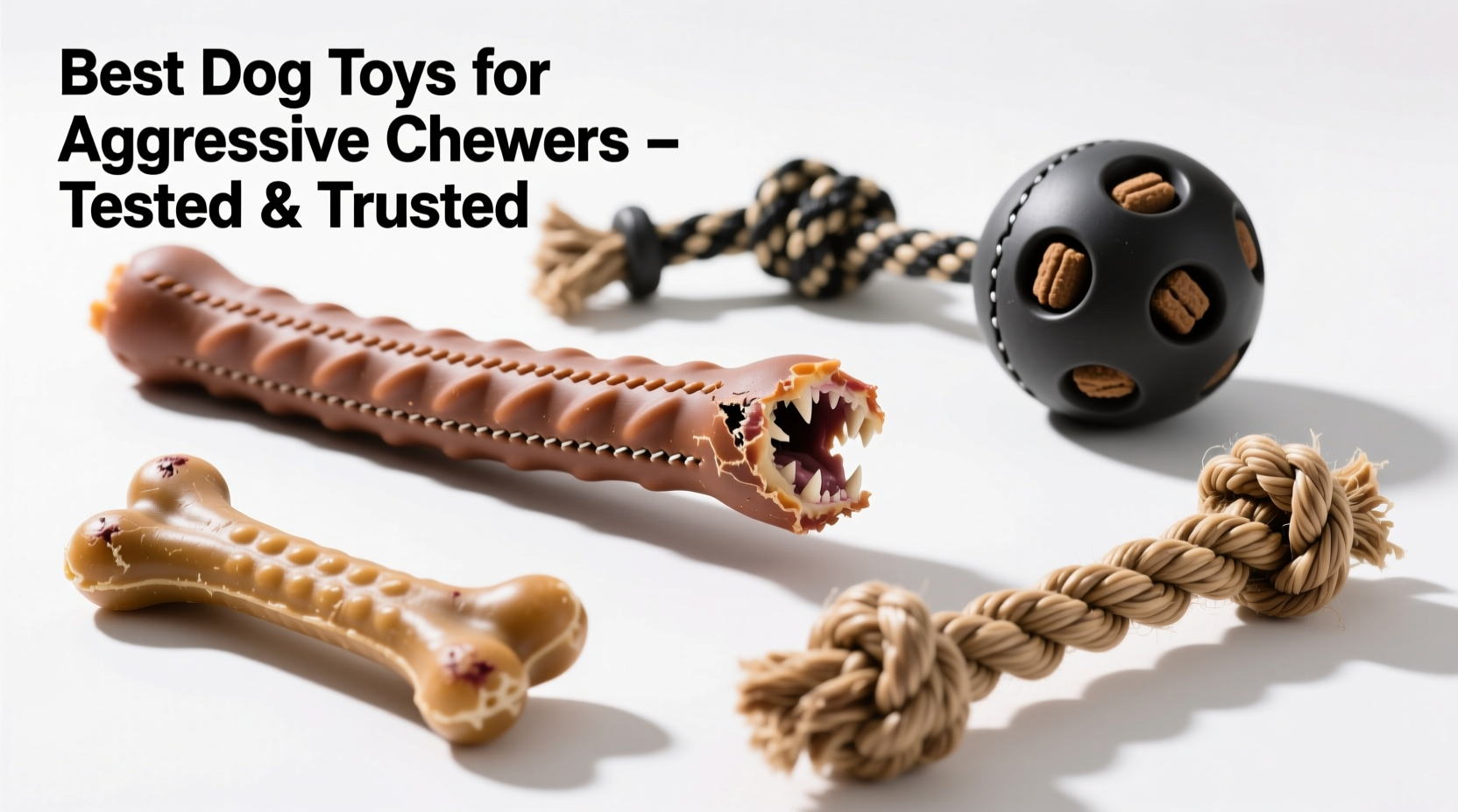 what are the best dog toys for aggressive chewers that last long