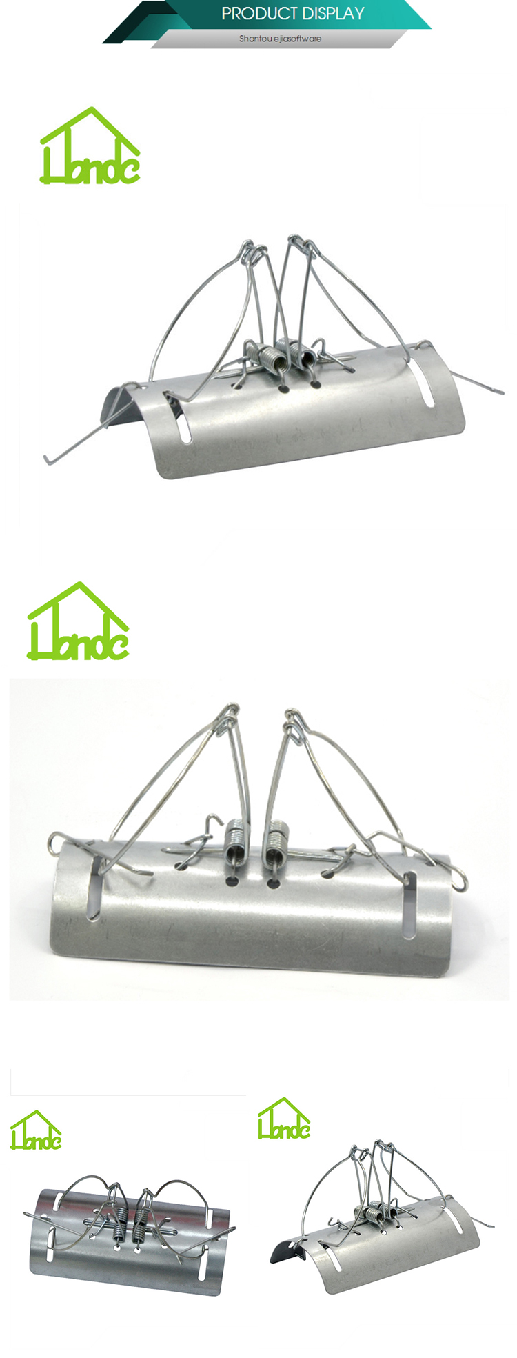 Galvanized Steel Mole Gopher Trap for Lawn Outdoor Gopher Vole Garden Reusable Metal Mole Trap from China