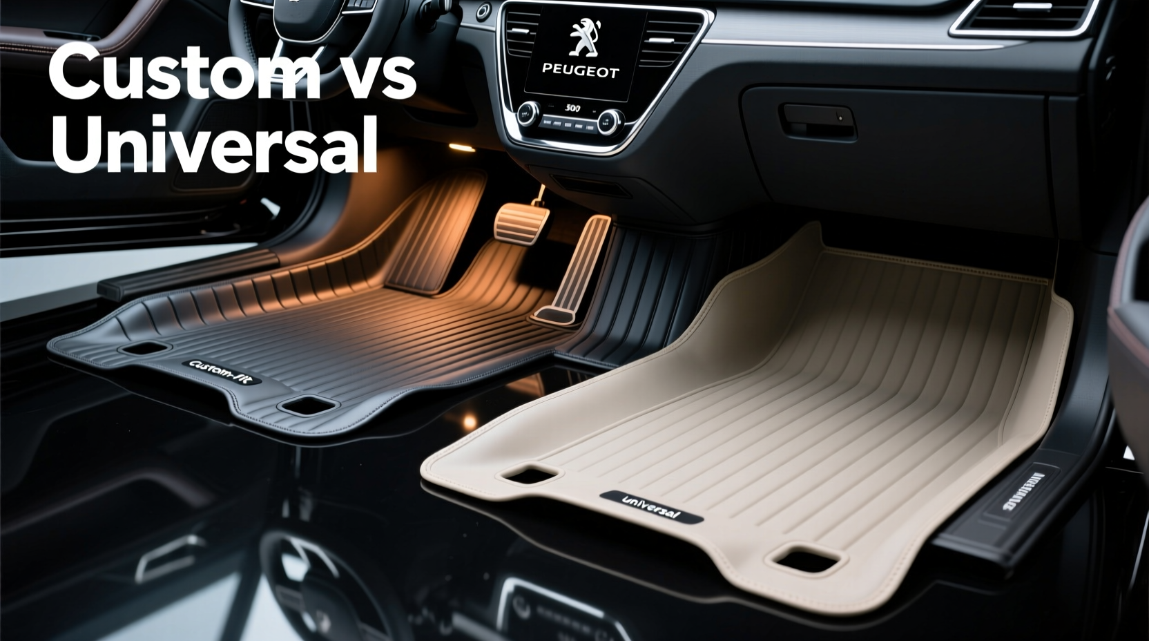peugeot 508 custom vs universal mats