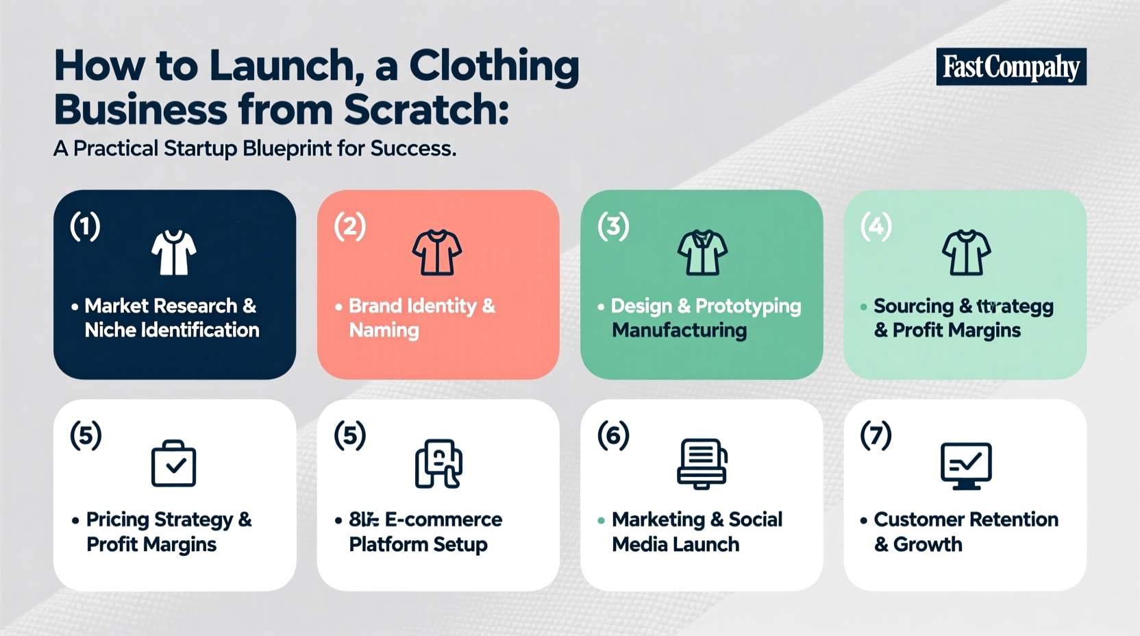 how to set up a clothing business from scratch a practical startup blueprint for success