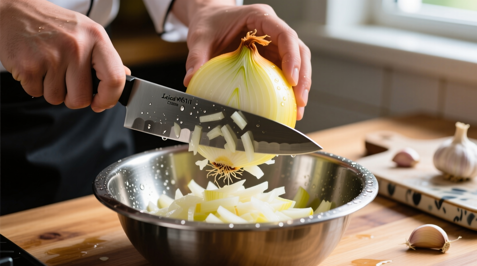 chop onion finely