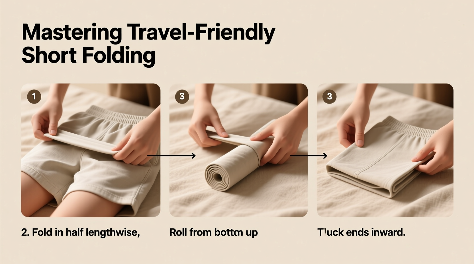 mastering the best way to fold shorts for travel space saving and wrinkle free techniques