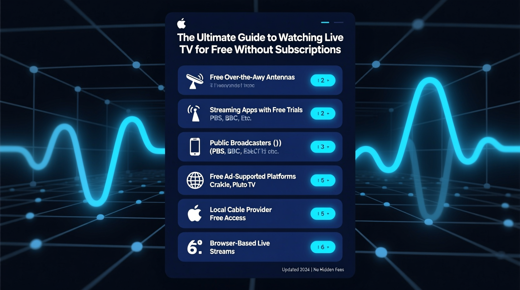 the ultimate guide to watching live tv for free without subscriptions