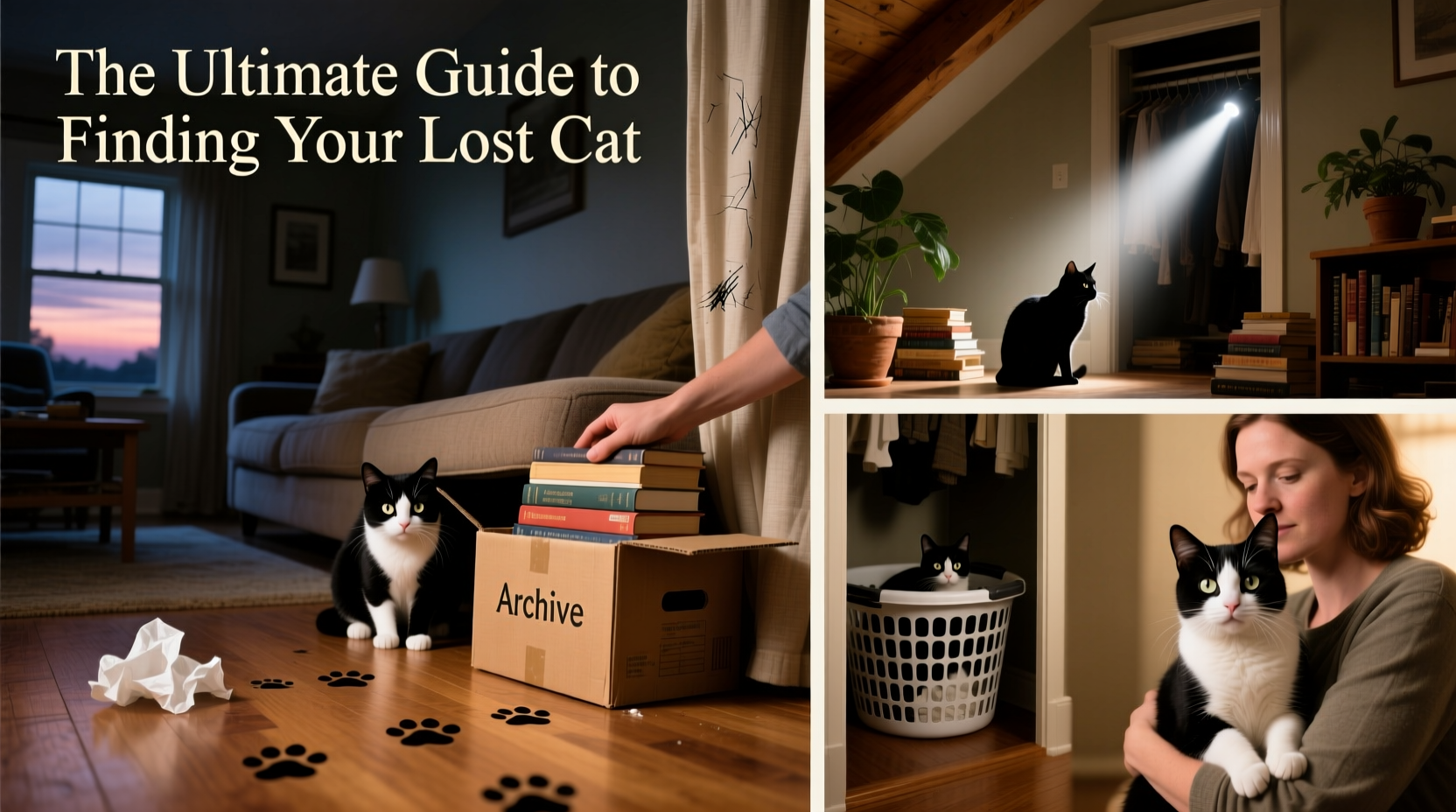 the ultimate guide to quickly finding a lost cat hiding somewhere in your home