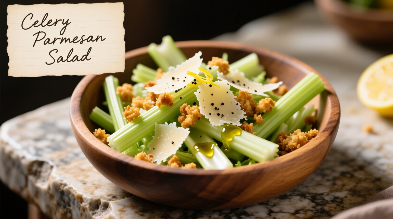 Celery Parmesan Salad Recipe: Crisp, Refreshing & Simple