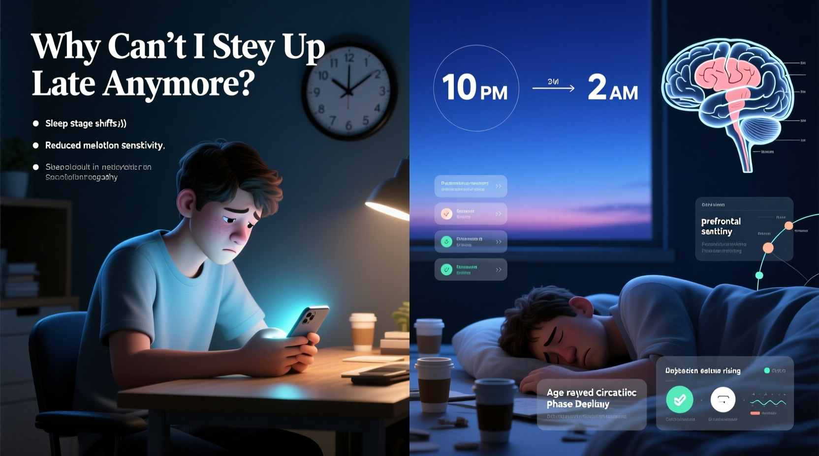why cant i stay up late anymore understanding sleep changes
