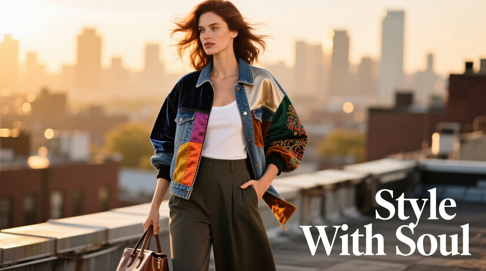 effortless looks creative tips for styling an oversize patchwork jacket with confidence