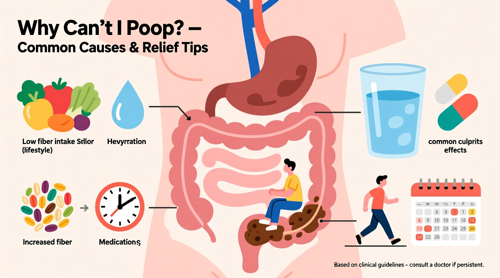 why cant i poop possible causes of constipation relief