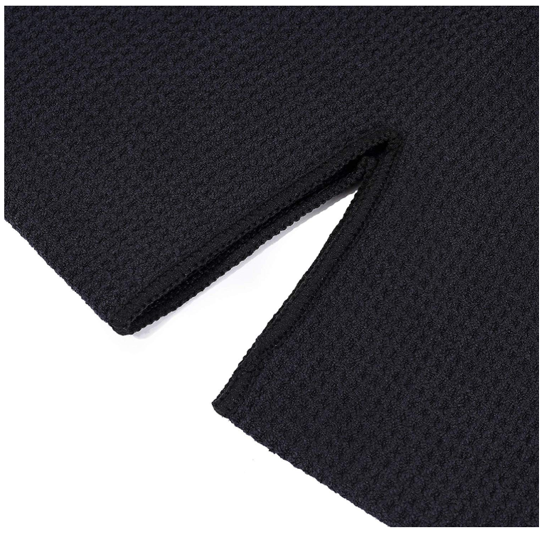custom woven pattern embroidered transfer print golf towel for golf waffle super absorbent sublimation