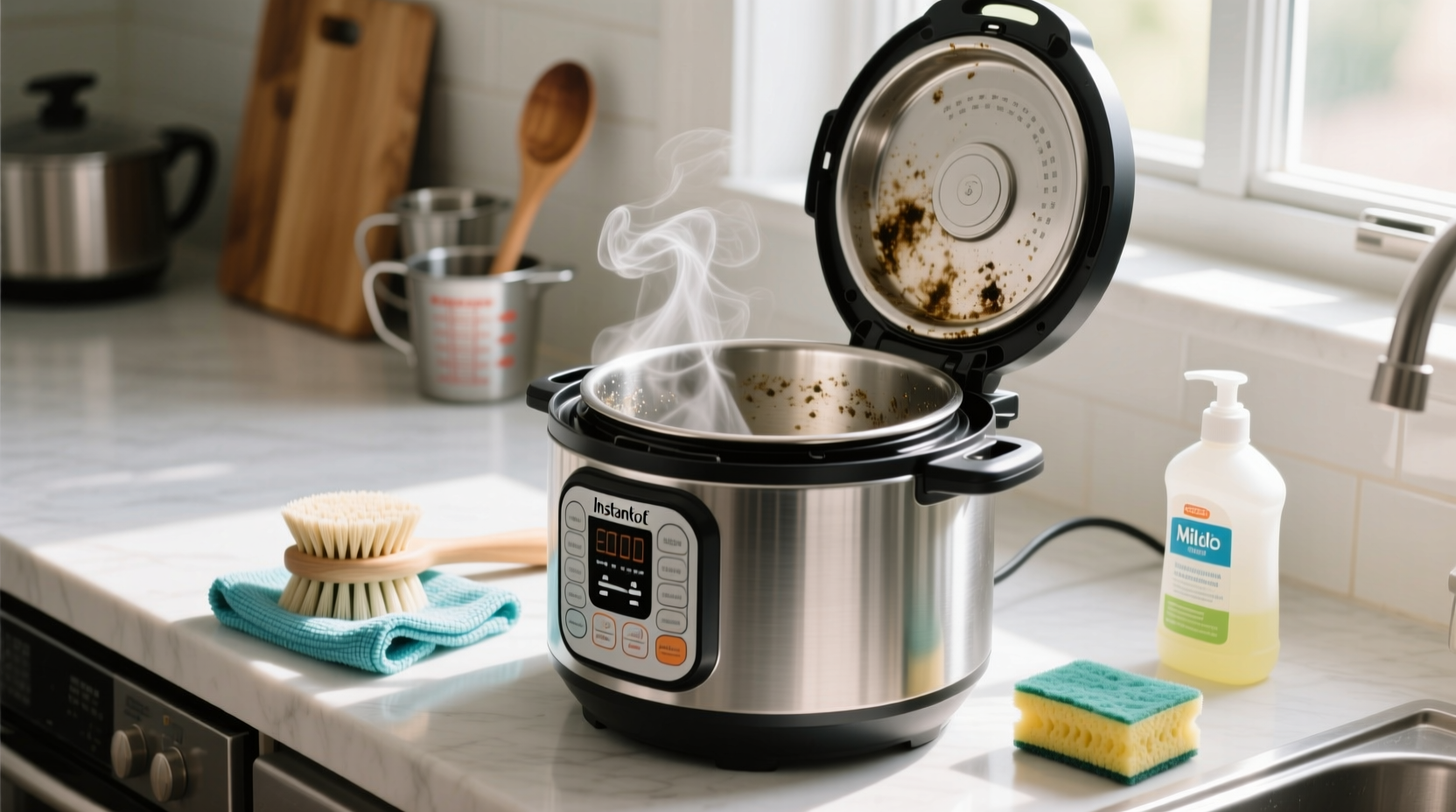 how to clean instant pot