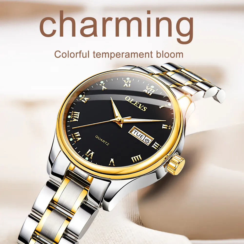 Women Hand Watch Quartz Watch Fashion Business date Timepiece Relogio Feminino Wristwatch Water Resistant Stainless Steel