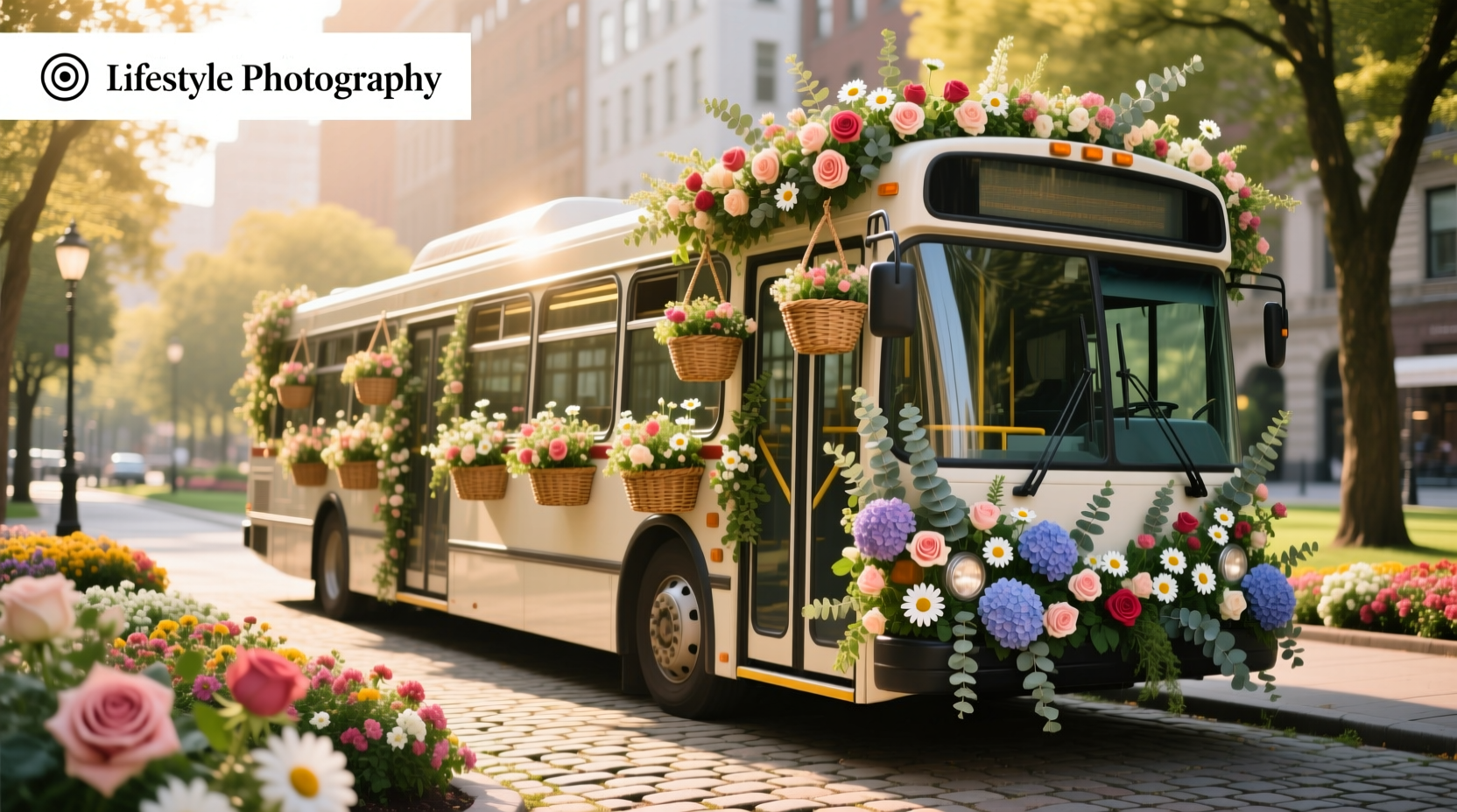 How to Decorate a Bus with Flowers for Events & Tours