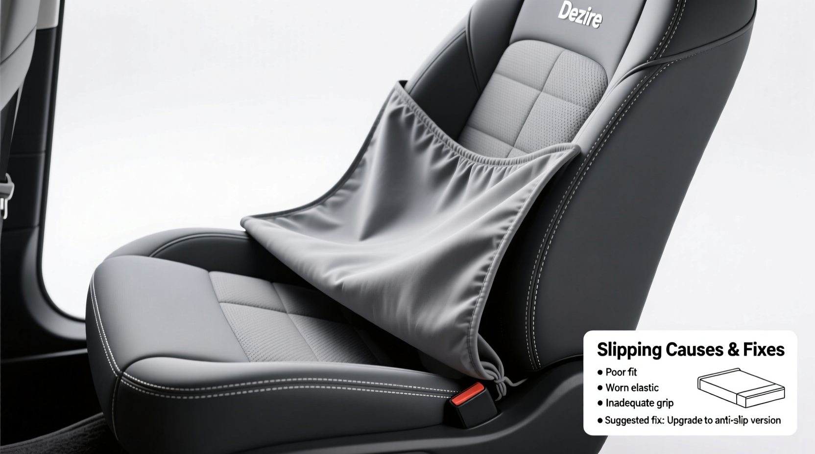 Dezire Seat Cover Slipping Causes & Fixes