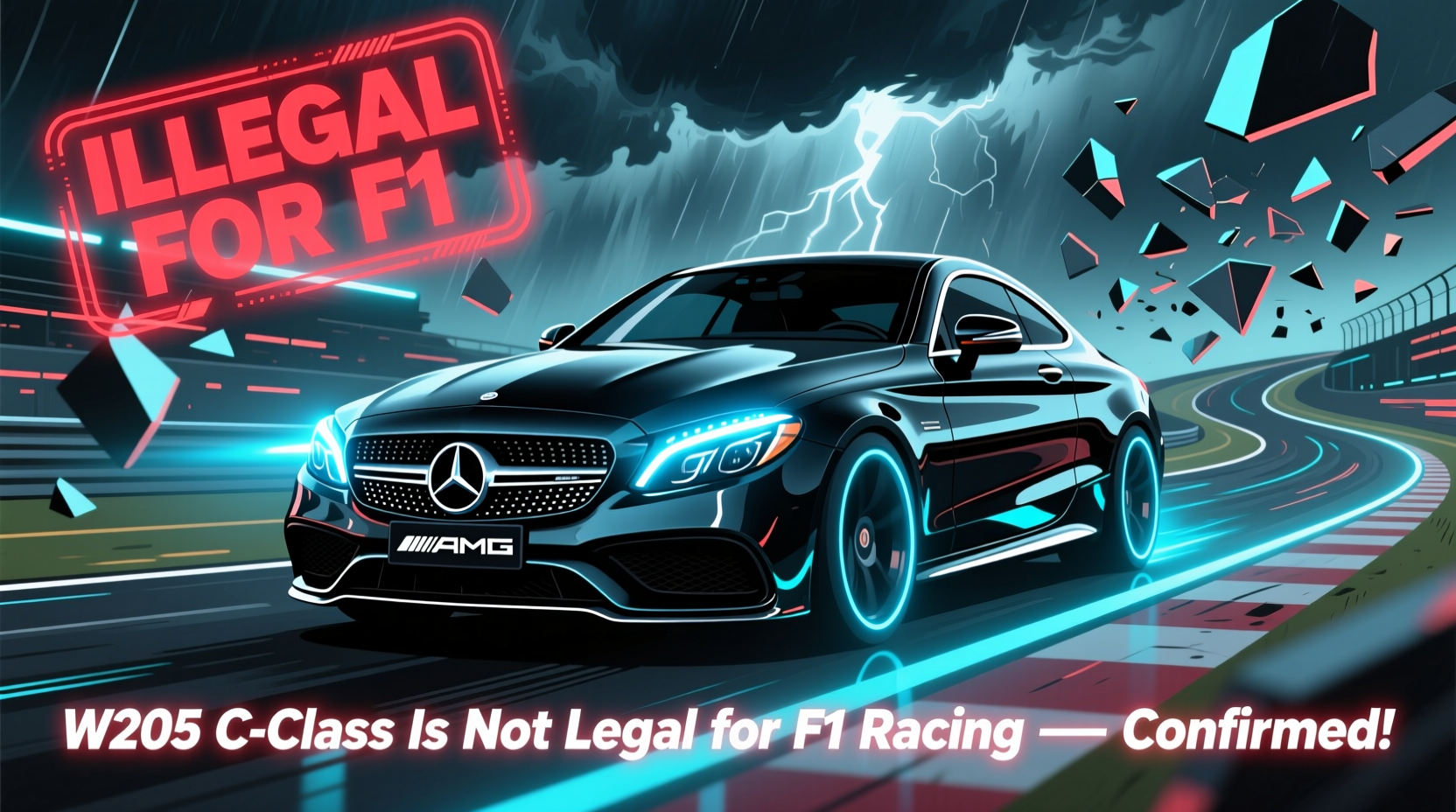 W205 C-Class Is Not Legal for F1 Racing — Confirmed