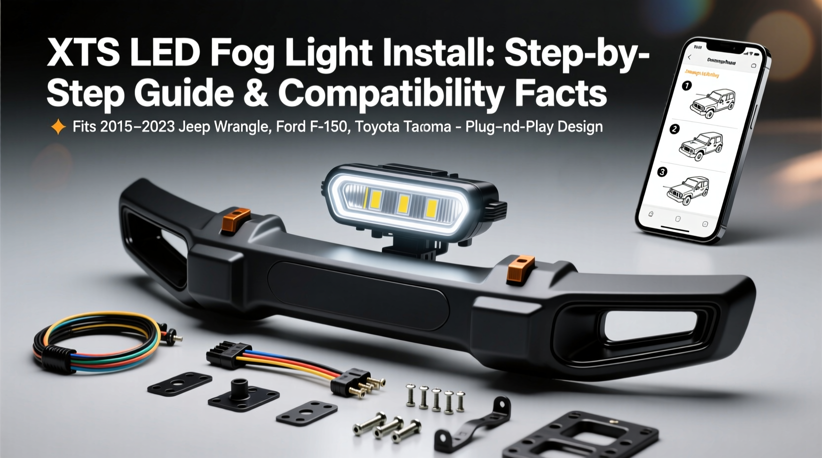XTS LED Fog Light Install: Step-by-Step Guide & Compatibility Facts