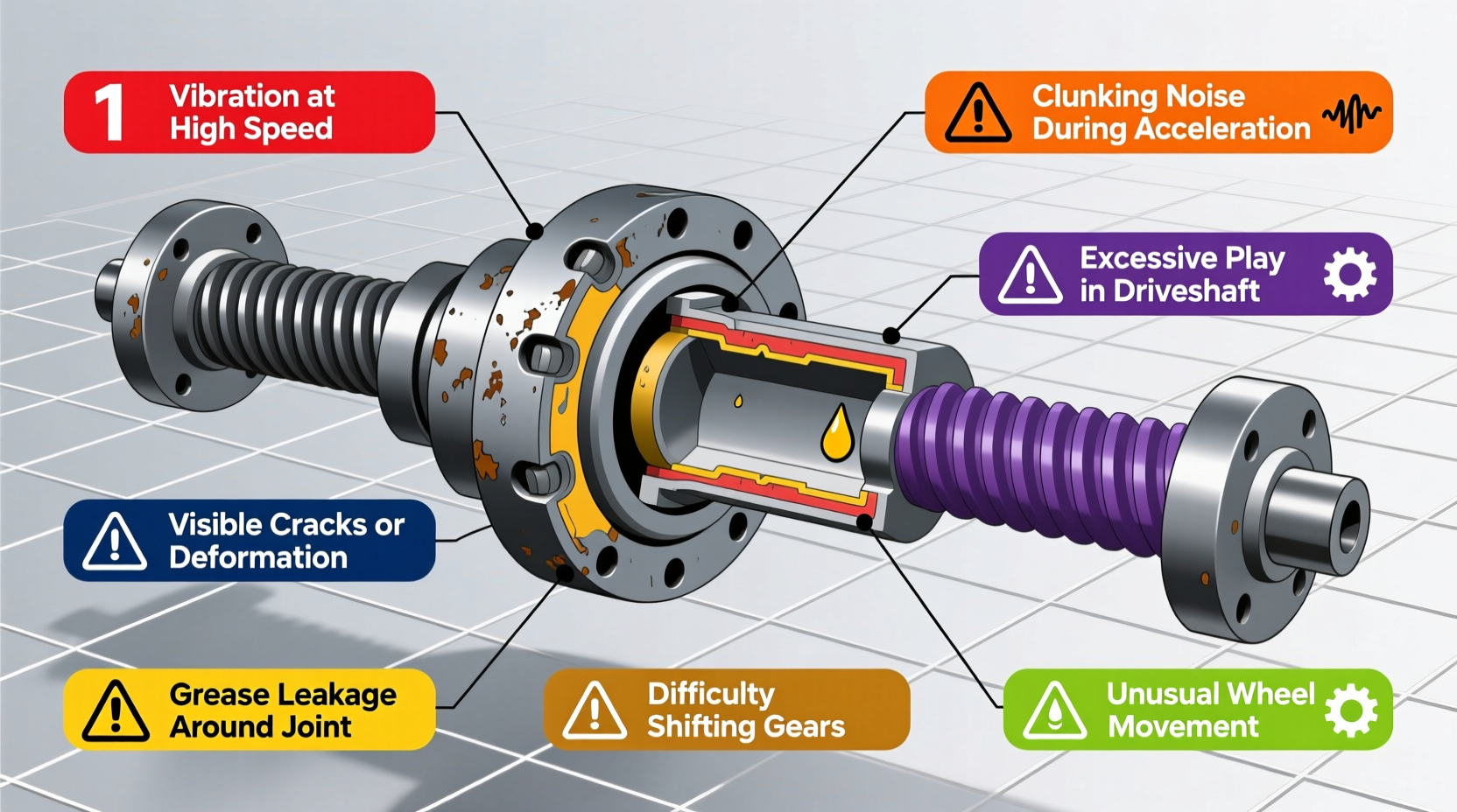 Driveshaft Yoke Replacement Signs: 7 Clear Symptoms