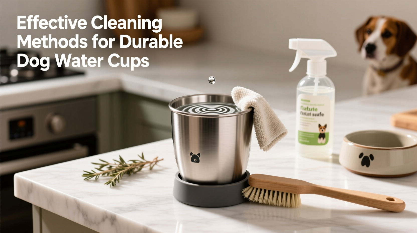 effective methods to clean and maintain durable dog water cups for hygiene and longevity